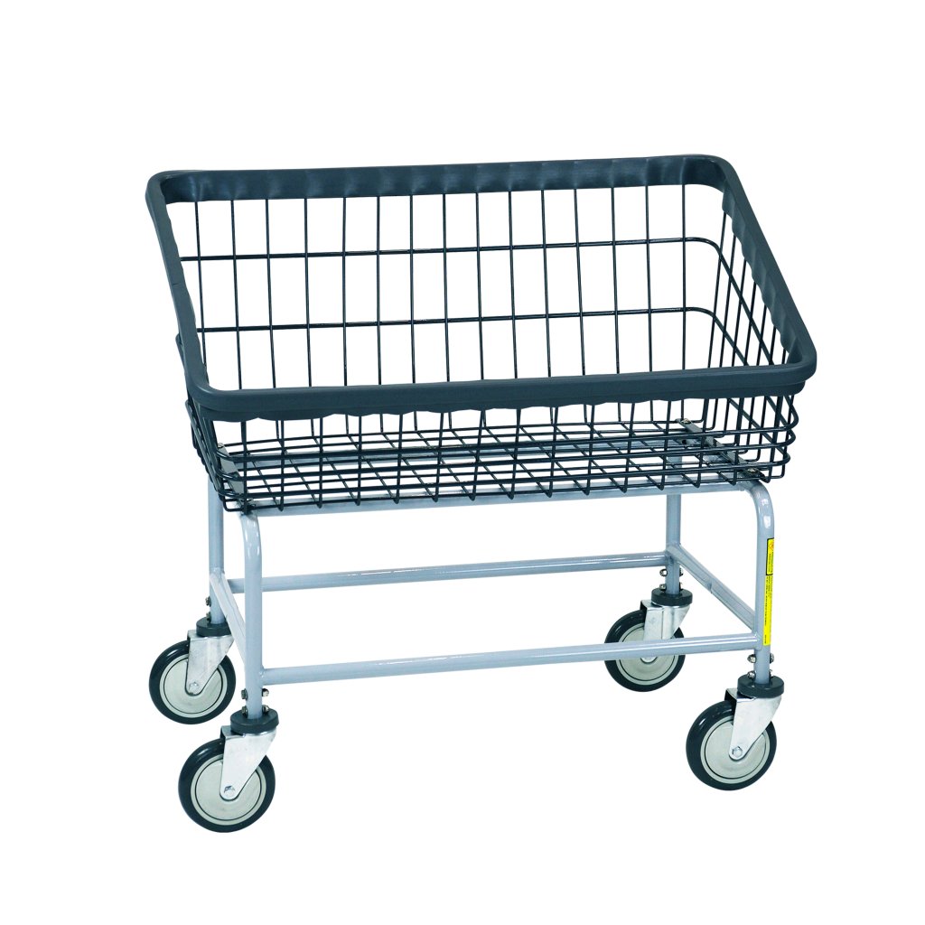 R&B Wire® Dura-Seven™ Large Front Load Wire Laundry Cart